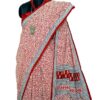 URVA'S Bagh Mul Cotton Saree Off White - Image 4