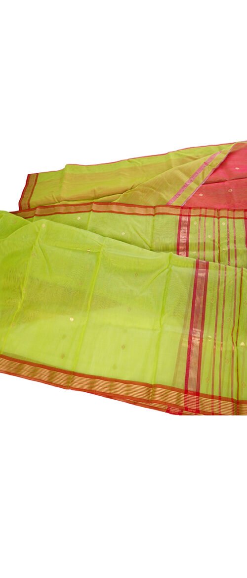 Chanderi Suit 3 Piece Dress Material Green