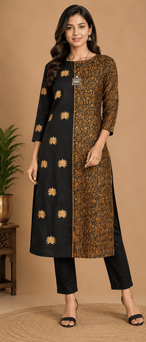 URVA'S Kurta  Material Ghicha Bagh