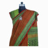 URVA'S Hand Bagh Mul Cotton Saree Meroon - Image 5