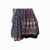 URVA’S Hand Bagh Mul Cotton Saree Meroon Black - Image 5
