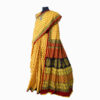 URVA'S Hand Bagh Mul Cotton Saree Mustard - Image 2