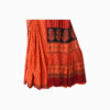 URVA'S Hand Bagh Mul Cotton Saree Brick Red - Image 7