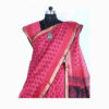 URVA'S Hand Bagh Maheshwari Cotton Silk Shade of Pink - Image 2