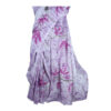 URVA'S Hand Batik Silk Saree Light Purple - Image 4