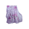 URVA'S Hand Batik Silk Saree Light Purple - Image 5