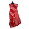 URVA'S Hand Batik Silk Saree Red - Image 2