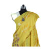URVA'S Hand Batik Silk Saree Yellow - Image 5