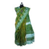 URVA'S Hand Batik Silk Saree Green