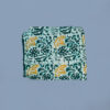 Batik 3 Piece Dress Material Green and Mustard - Image 2