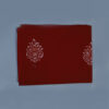 Batik 3 Piece Dress Material Red Meroon - Image 3