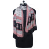 Stole Bagh Print Pure Silk Black - Image 3