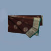 Handloom Chanderi Cotton Silk Dark Meroon - Image 7