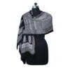 Stole Bagh Print Pure  Silk Black - Image 3
