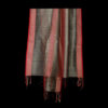 Handloom Maheshwari Stole Khaki and Red - Image 2