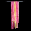 Handloom Chanderi Stole Pink And Yellow - Image 3