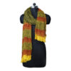 Stole Bagh Print Pure Chiffon Mustard Yellow - Image 2
