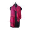Stole Bagh Print Pure Chiffon Magenta - Image 2
