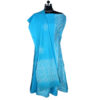 Batik 2 Piece Kurta Dupatta Unstitched Anarkali Pattern Ferozi - Image 4