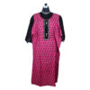 Semistitch Designer Kurti Material Pure Handloom Cotton Bagh print - Image 4