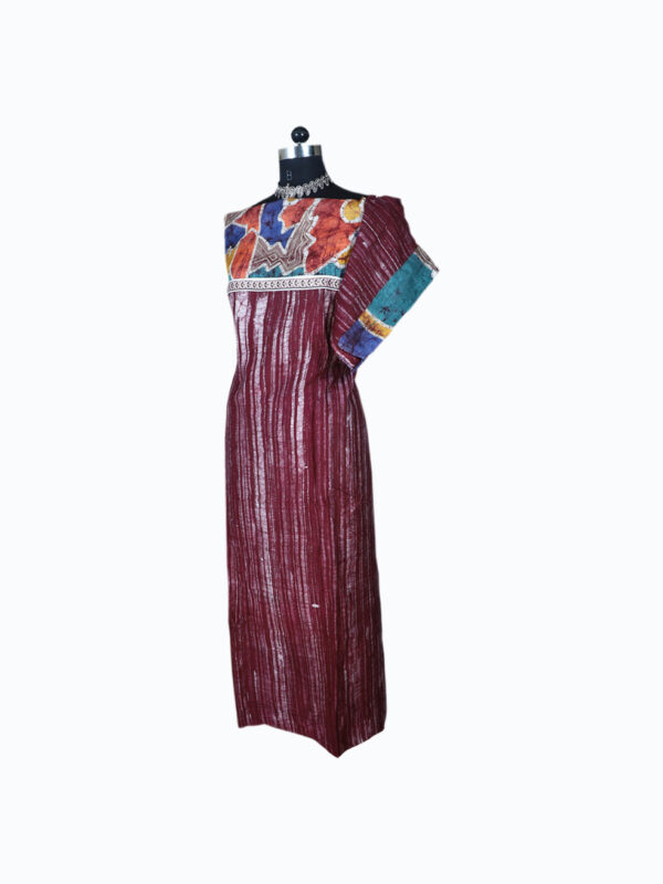 Semistitch Designer Kurti Material Pure Handloom Cotton Handcrafted  Batik print