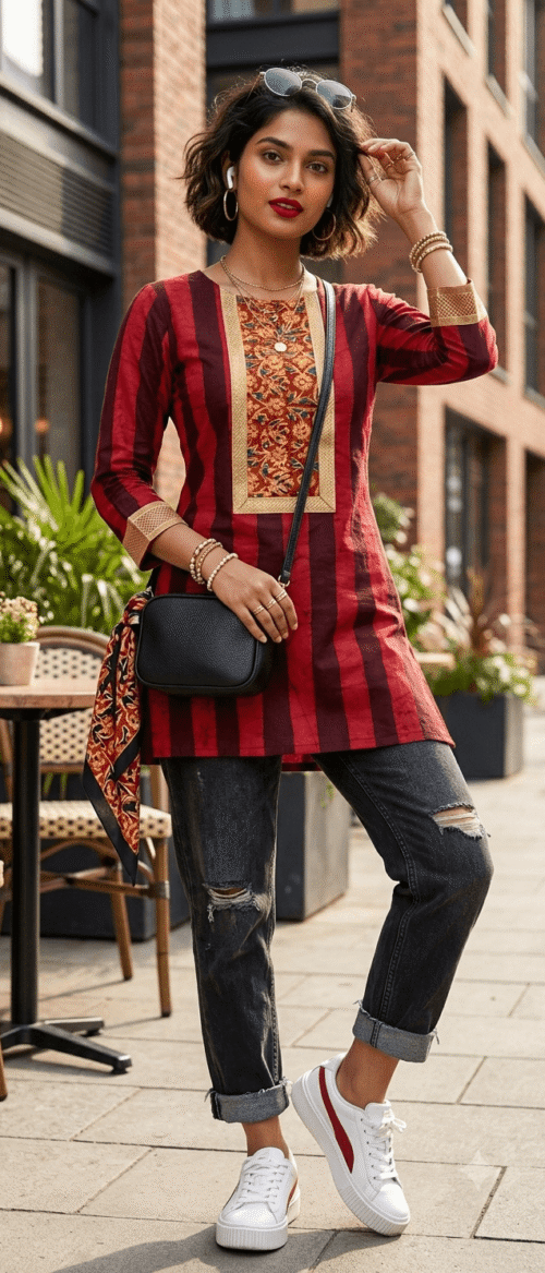 URVA'S Batik Kurta Maetrial